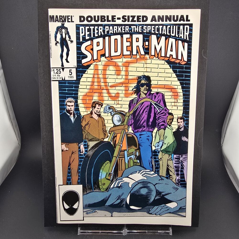 PETER PARKER SPECTACULAR SPIDER-MAN ANNUAL 5 1985 MARVEL 1ST ACE SPENCER VF/NM
